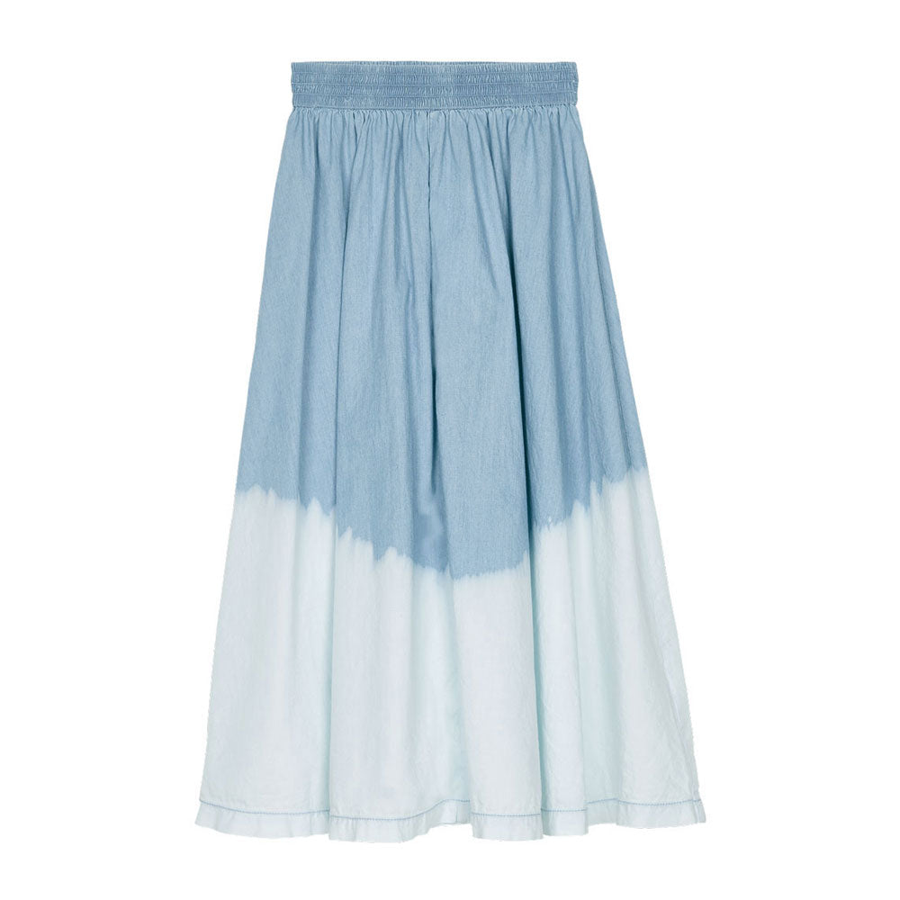Finger in the Nose Aspendale Bleached Blue Long Skirt