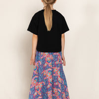 Finger in the Nose Aspendale Multicolor Coral Long Skirt
