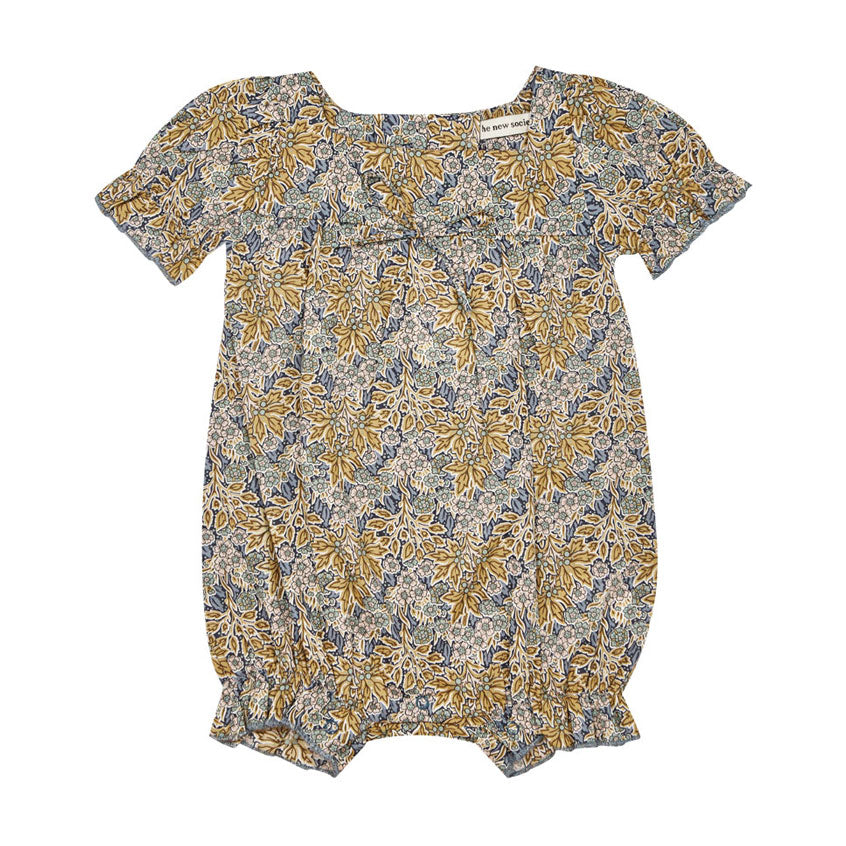 The New Society  Aubrey Forest Liberty Aubrey Forest Baby Romper