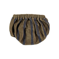 Bonmot Taupe Stripes Velvet Bloomers