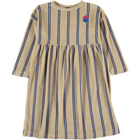 Bonmot Fog Stripes Velvet Dress