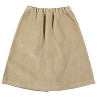 Bonmot Fog Button Down Corduroy Skirt