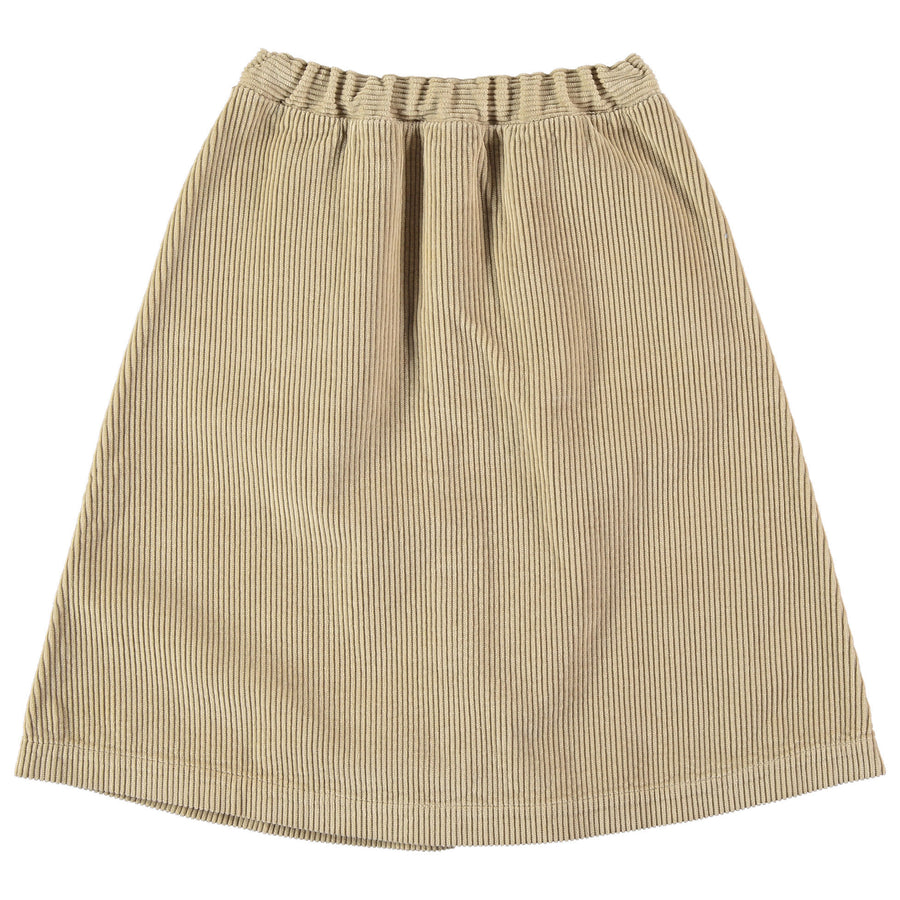 Bonmot Fog Button Down Corduroy Skirt