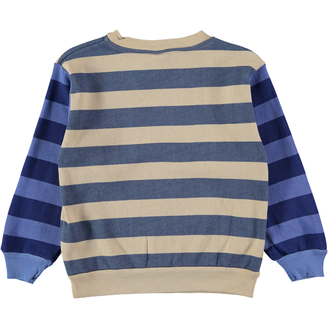 Bonmot Fog  Wide StripeS Sweatshirt
