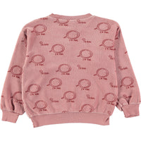 Bonmot Rust "Im Ping"  Velvet Sweatshirt