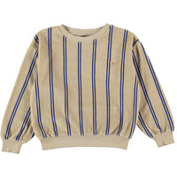 Bonmot Fog Stripes Velvet Sweatshirt