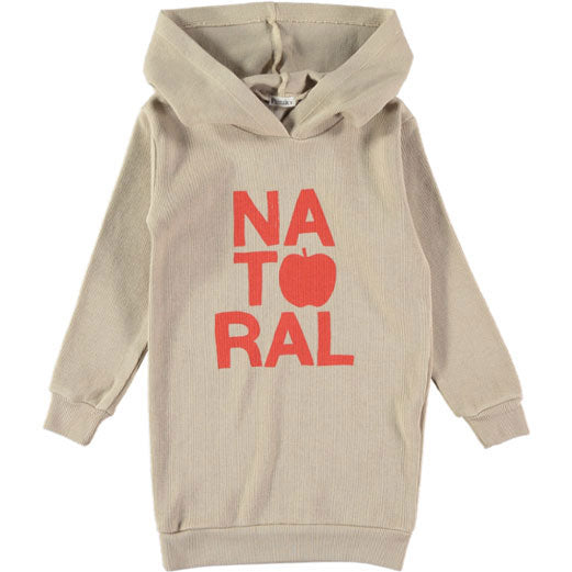 Picnik Stone "Natural" Hooded Sweatshirt Dress