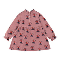 Bonmot Rust All Over Wild Short Dress