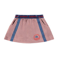 Bonmot Rust Side Stripe Mini Skirt