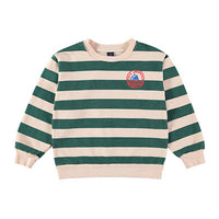 Bonmot Fog Wide Stripes Sweatshirt