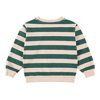 Bonmot Fog Wide Stripes Sweatshirt