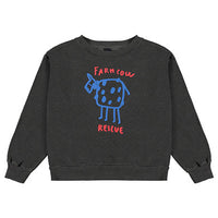 Bonmot Good Night Farm Cow Rescue Sweatshirt