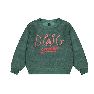 Bonmot Greenlake Velvet Dog Lovers Sweatshirt