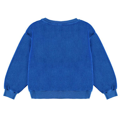 Bonmot Sea Blue Velvet Bonmot Sweatshirt