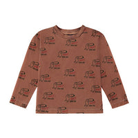 Bonmot Wood Allover Happy Toucan Tee