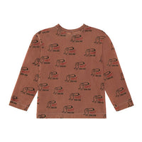 Bonmot Wood Allover Happy Toucan Tee