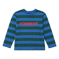 Bonmot Sea Blue Bonmot Stripes Tee