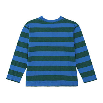 Bonmot Sea Blue Bonmot Stripes Tee