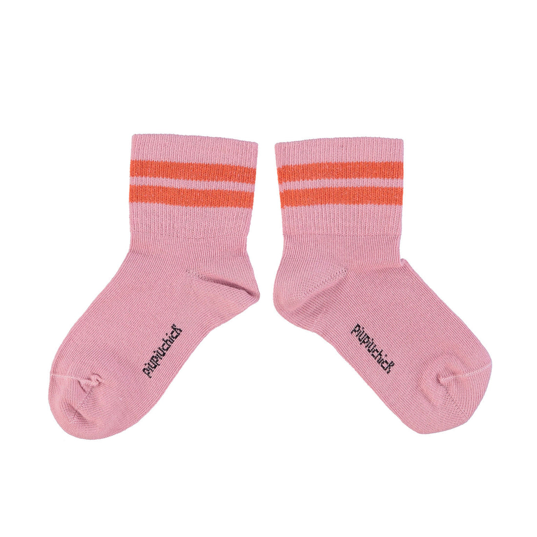 Piupiuchick Pink Striped Short Socks