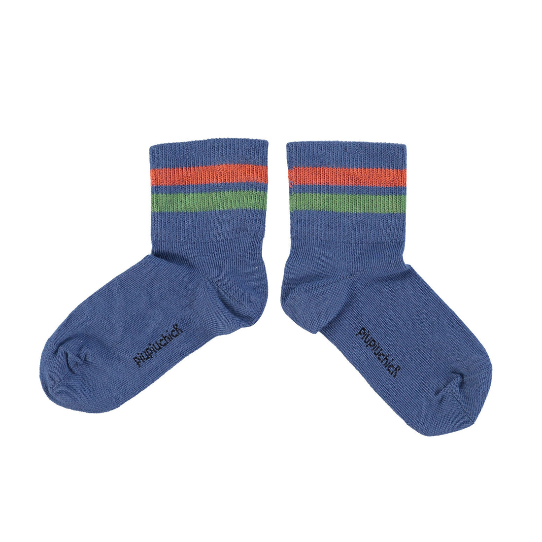 Piupiuchick Blue Striped Short Socks