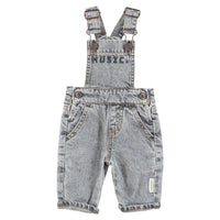 Piupiuchick Washed Grey Denim Dungarees