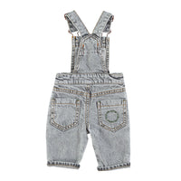 Piupiuchick Washed Grey Denim Dungarees