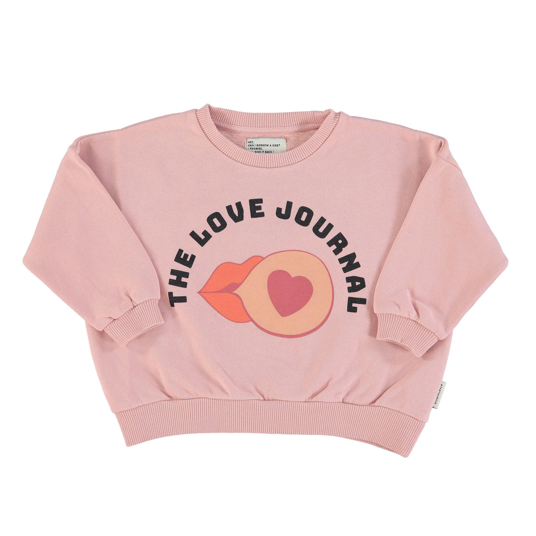 Piupiuchick Pastel Pink The Love Journal Sweatshirt