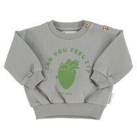Piupiuchick Grey Can You Feel It Sweatshirt