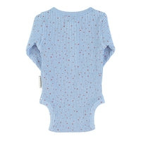 Piupiuchick Light Blue Little Stars Bodysuit
