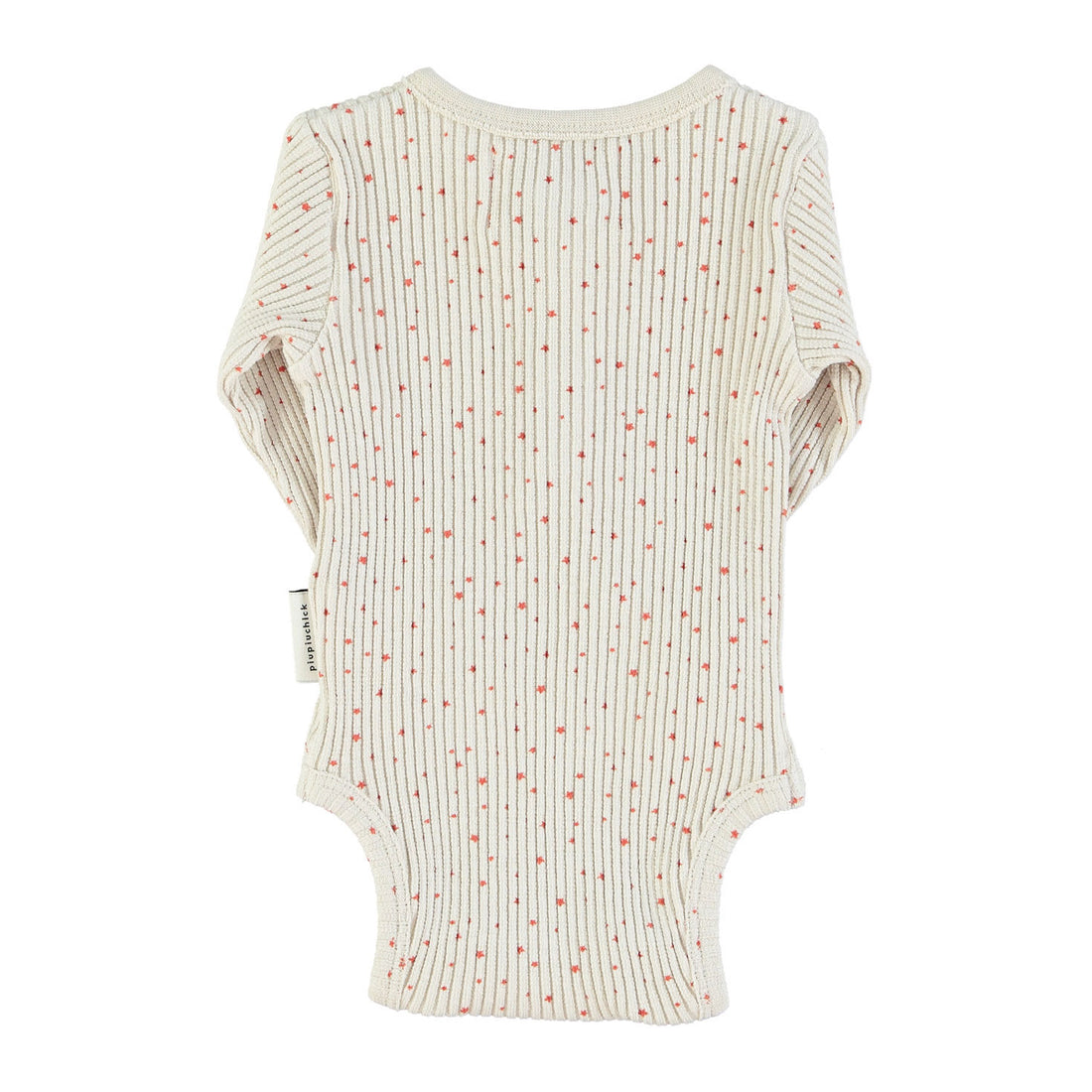 Piupiuchick Ecru Little Stars Bodysuit