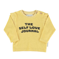 Piupiuchick Pastel Yellow Self Love Long Sleeve Tee
