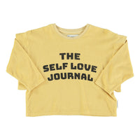 Piupiuchick Pastel Yellow Self Love Long Sleeve Tee