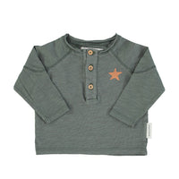 Piupiuchick Dark Green Logo Long Sleeve Tee