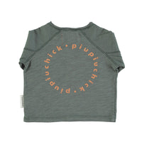 Piupiuchick Dark Green Logo Long Sleeve Tee