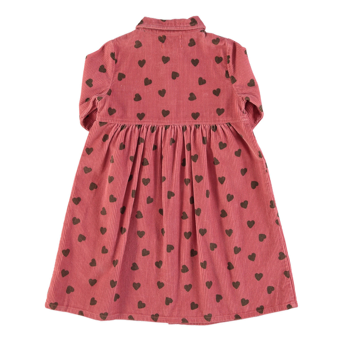 Piupiuchick Pomegranate Hearts Long Shirt Dress