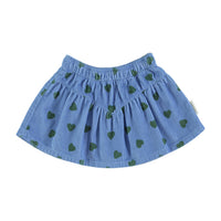 Piupiuchick Blue V Cut Skirt