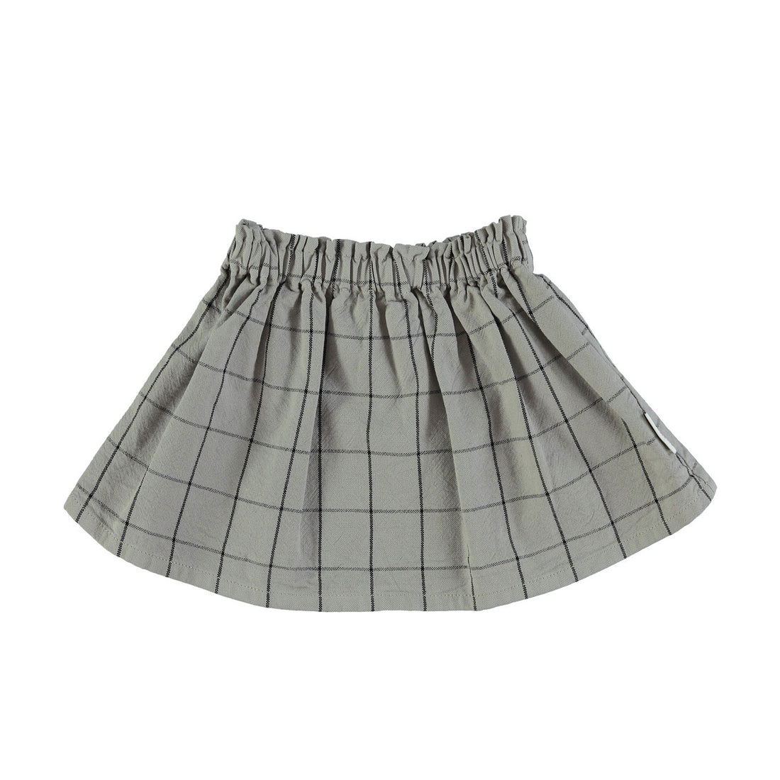 Piupiuchick Grey Checkered Mini Skirt