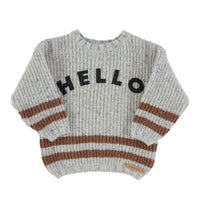 Piupiuchick Light Grey Hello Sweater