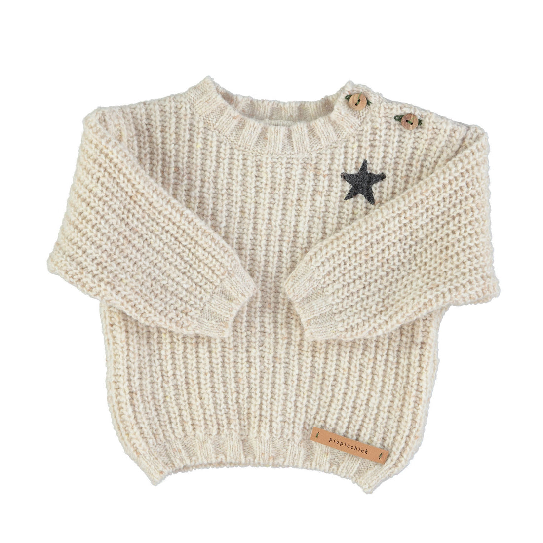 Piupiuchick Ecru Born To Rock Sweater