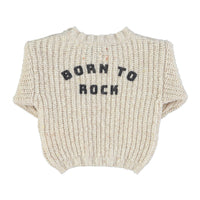 Piupiuchick Ecru Born To Rock Sweater