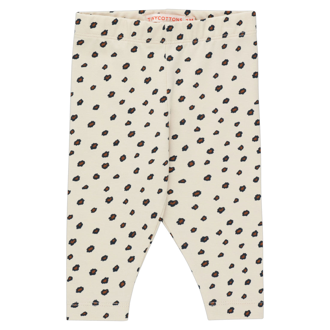 Tiny Cottons Sandstone/Chestnut Animal Print Baby Pant