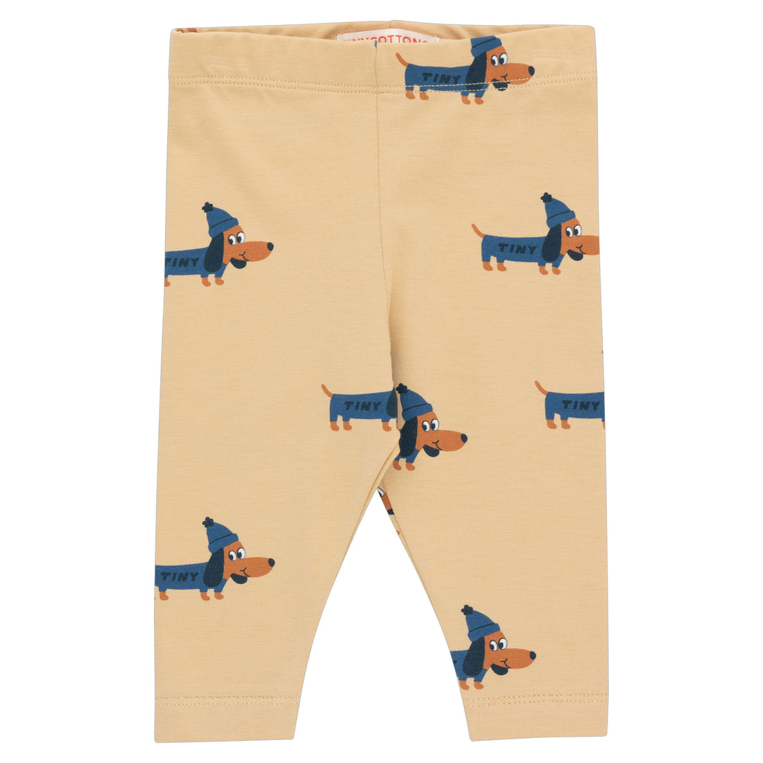 Tiny Cottons Taupe/Indigo Dogs Baby Pant