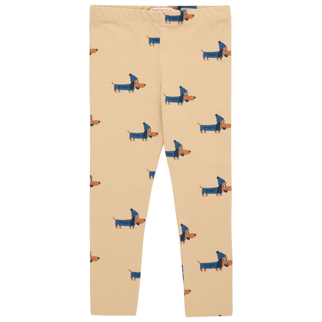 Tiny Cottons Taupe/Indigo Dogs Pant