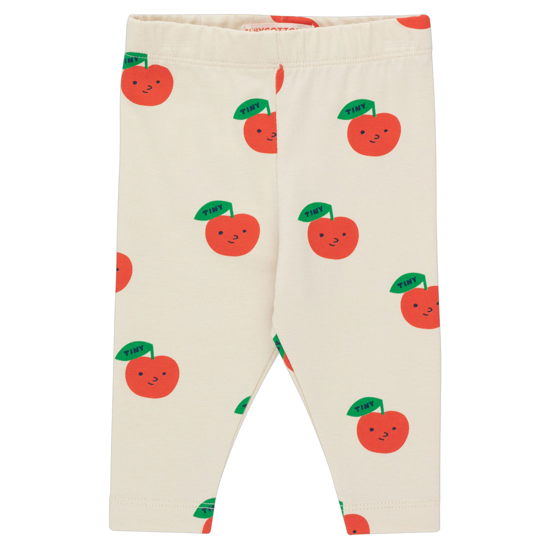 Tiny Cottons Sandstone/Deep Red Apples Baby Pant