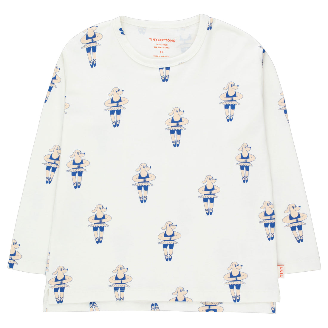 Tiny Cottons Snow/Nude Dancers Tee