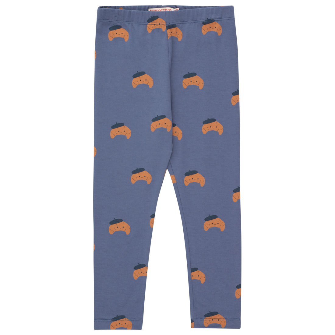 Tiny Cottons Light Navy/Light Brown Croissants Pant