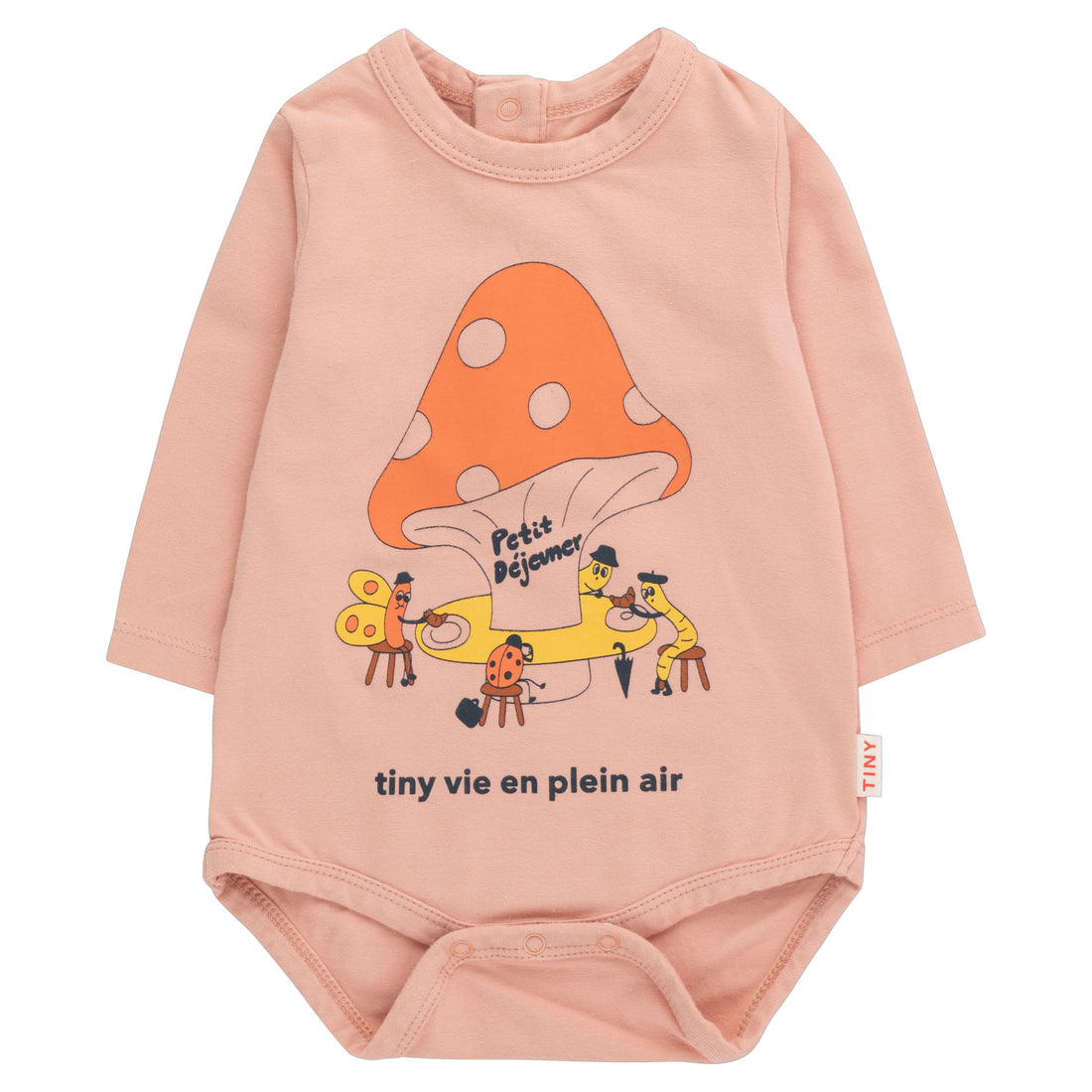 Tiny Cottons Powder Pink/Summer Red Petit Dejeuner Body