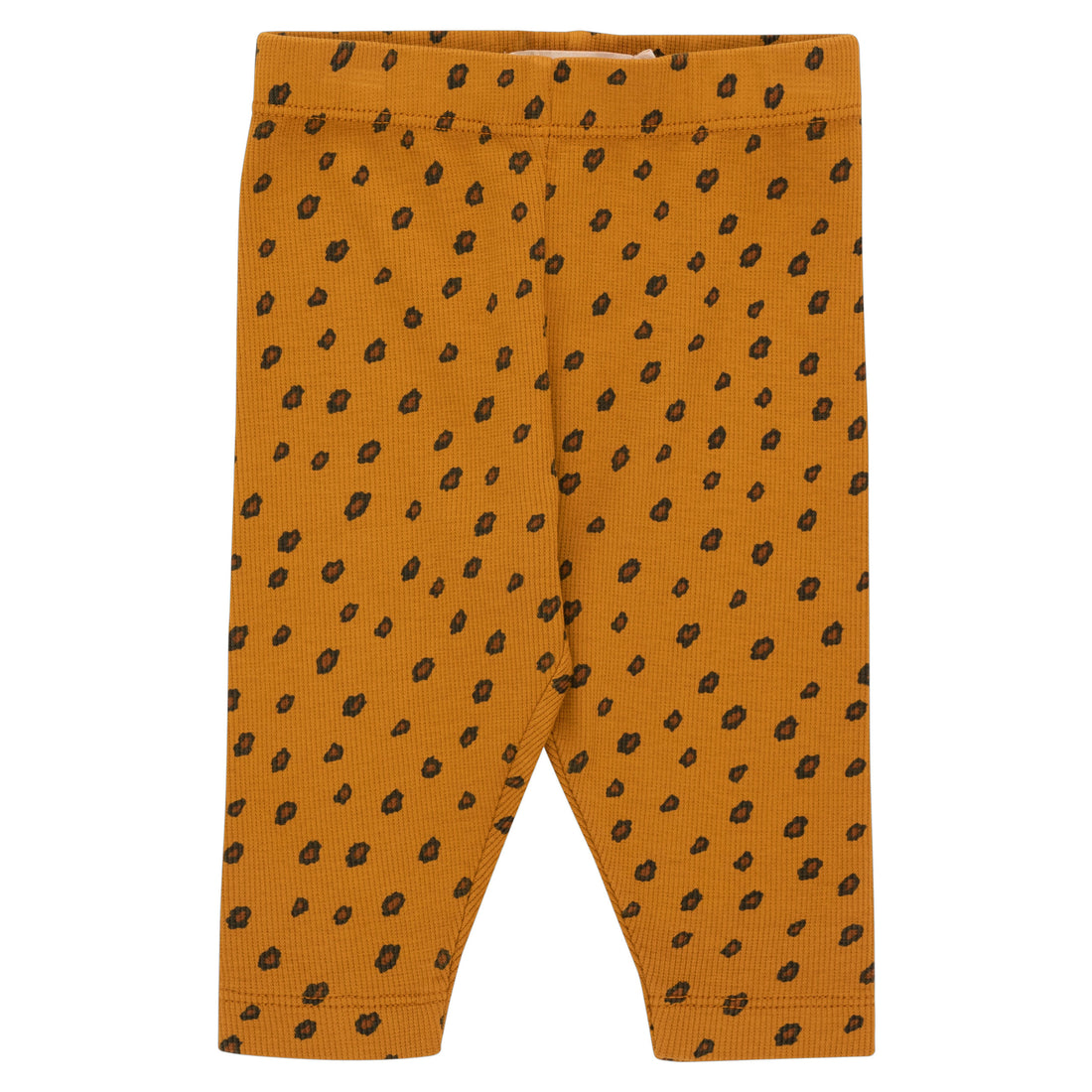 Tiny Cottons Mustard/Chestnut Animal Print Baby Pant