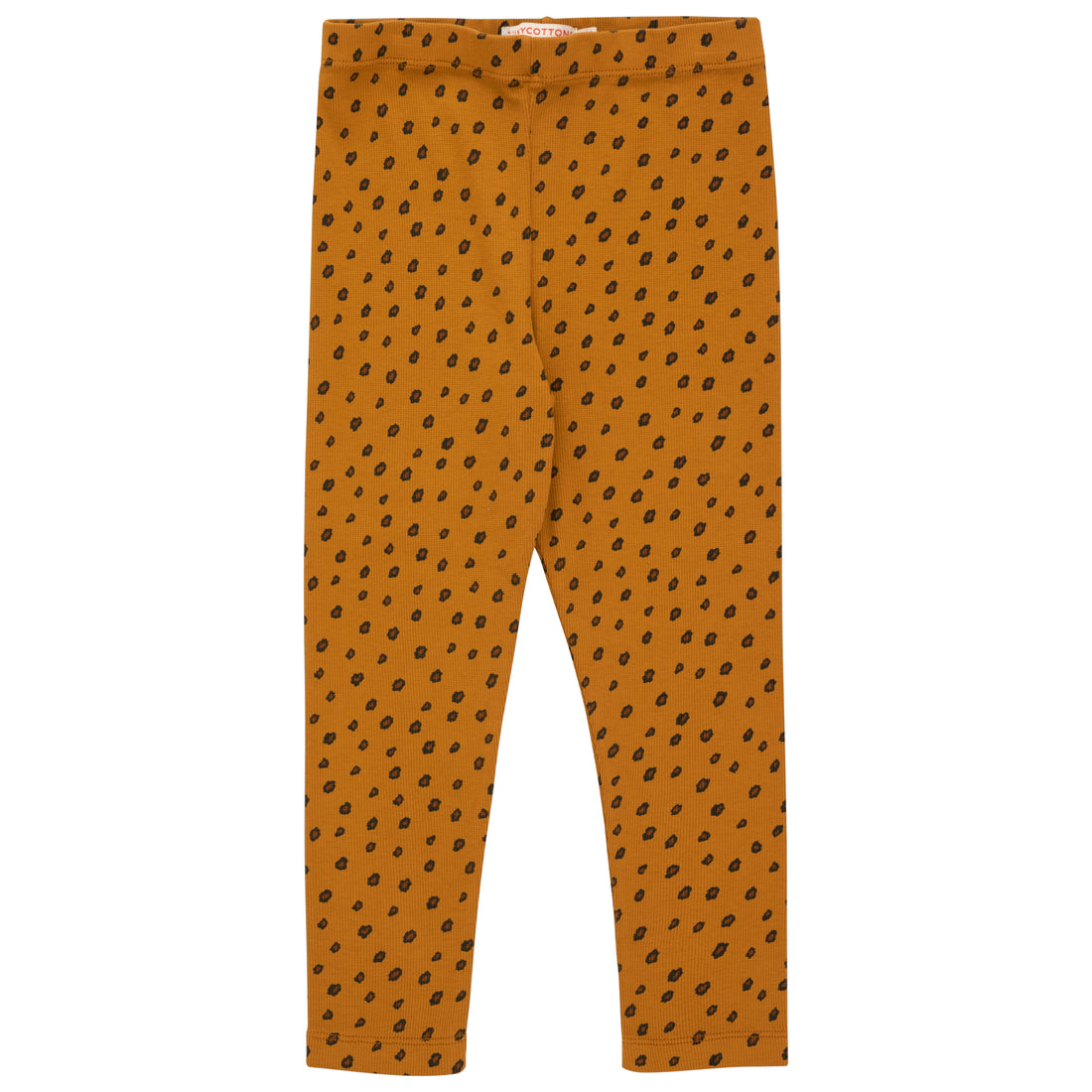 Tiny Cottons Mustard/Chestnut Animal Print Pant
