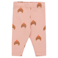 Tiny Cottons Powder Pink/Light Brown Croissants Baby Pant